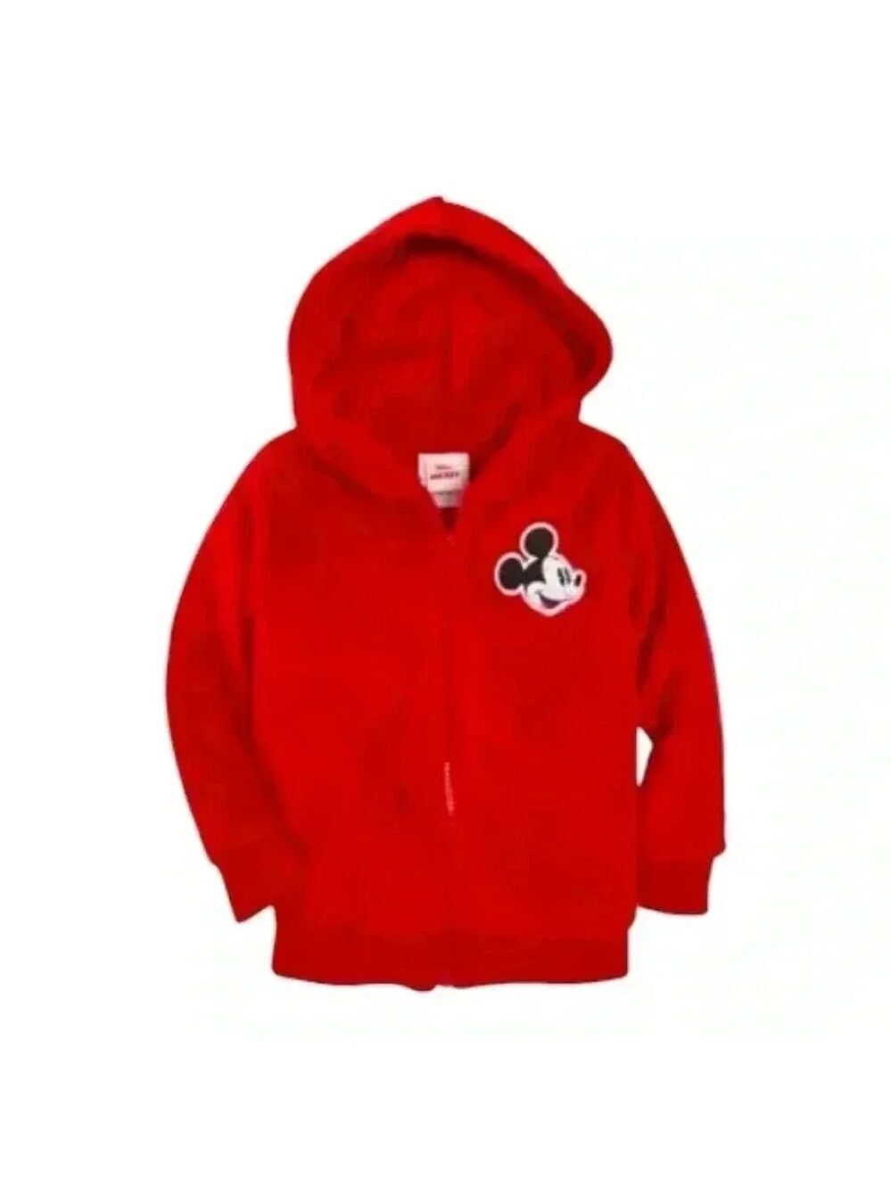 Disney Mickey Sherpa full Zip Hoodie.  Various Sizes.  New With Tags